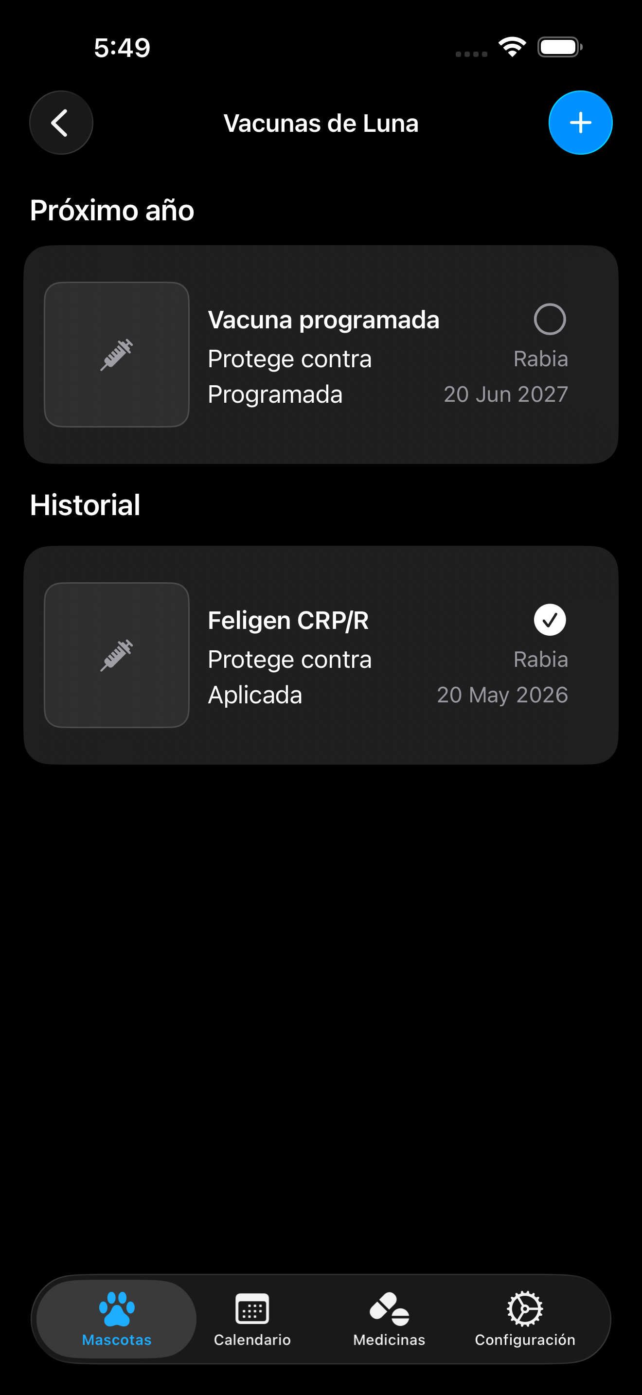 Vacunas en iPhone